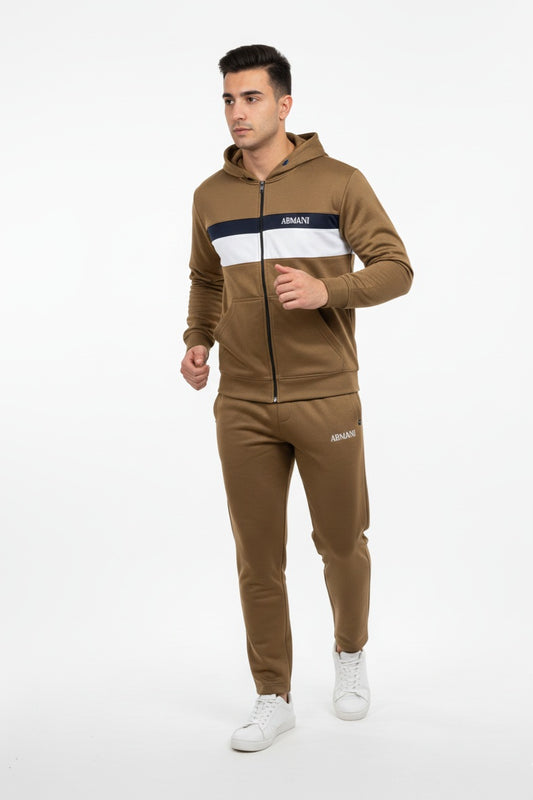 ARMANI Premium Tracksuit | Camel