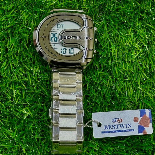 Bestwin  Silver  Dial | Waterproof | Stainless steel | Ham Watches