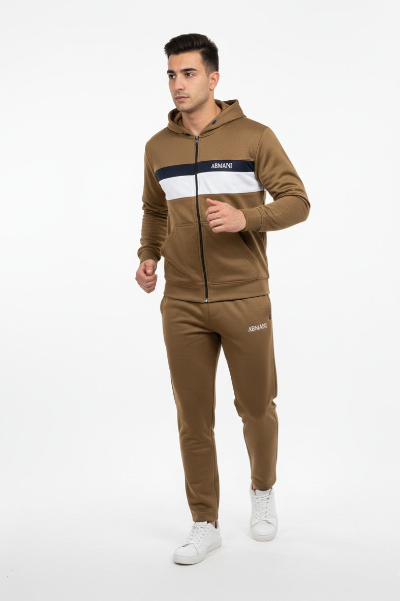 ARMANI Premium Tracksuit | Camel
